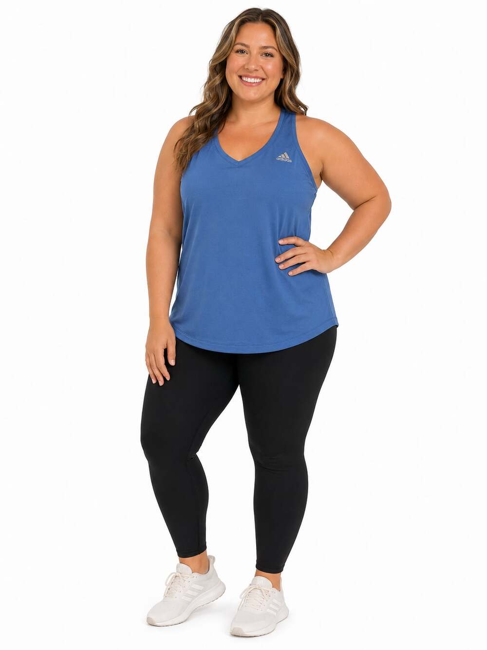 Adidas Performance Climalite Blue Racerback Tank Top